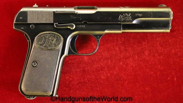FN, 1903, Browning, 9mm, 1st Turkish Contract, with Holster, Ottoman, Turkish, Contract, Handgun, Pistol, C&R, Collectible, 1st, First, Turkey, Model