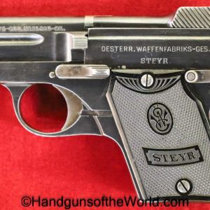 Steyr, 1909, 6.35mm, Lunch Box Special, Austria, Austrian, Handgun, Pistol, C&R, Collectible, VP, Vest Pocket, 6.35, 25, .25, acp, auto, Hand gun