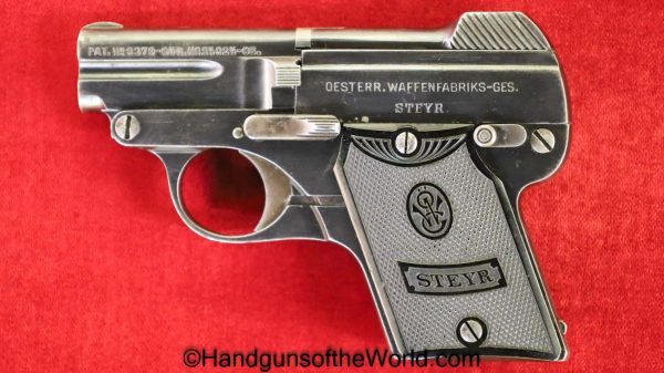 Steyr, 1909, 6.35mm, Lunch Box Special, Austria, Austrian, Handgun, Pistol, C&R, Collectible, VP, Vest Pocket, 6.35, 25, .25, acp, auto, Hand gun