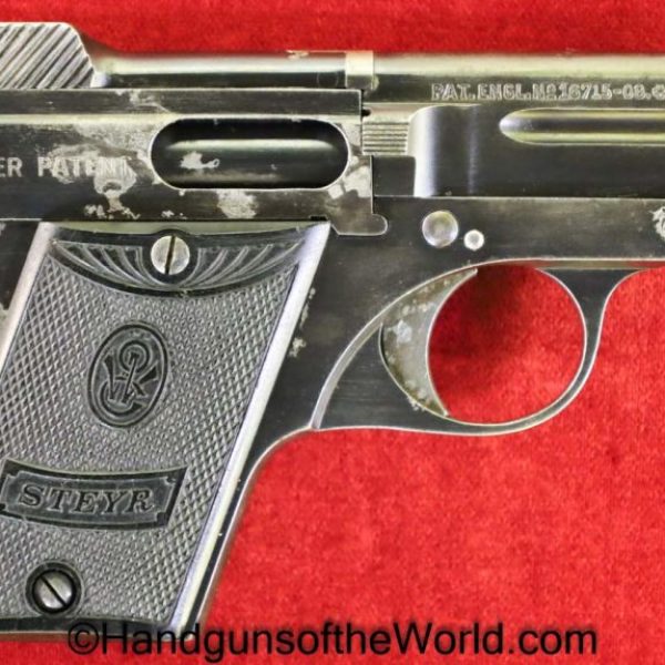 Steyr, 1909, 6.35mm, Lunch Box Special, Austria, Austrian, Handgun, Pistol, C&R, Collectible, VP, Vest Pocket, 6.35, 25, .25, acp, auto, Hand gun