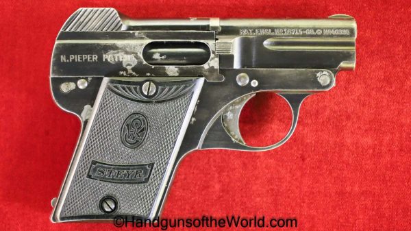 Steyr, 1909, 6.35mm, Lunch Box Special, Austria, Austrian, Handgun, Pistol, C&R, Collectible, VP, Vest Pocket, 6.35, 25, .25, acp, auto, Hand gun