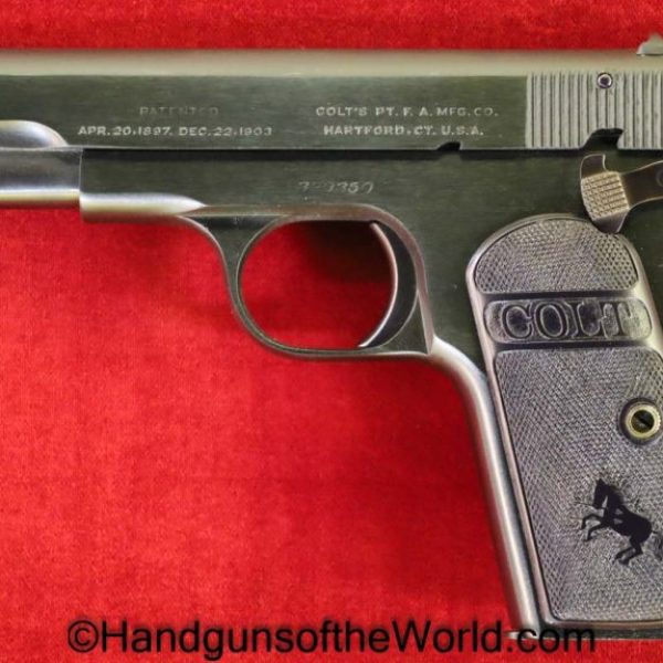 Colt, 1903, Hammerless, .32, 1919, 32, acp, auto, Pocket, Pocket Hammerless, Handgun, Pistol, C&R, Collectible, Model, 7.65, 7.65mm, Americana, American, US