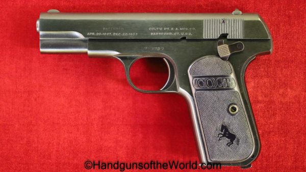 Colt, 1903, Hammerless, .32, 1919, 32, acp, auto, Pocket, Pocket Hammerless, Handgun, Pistol, C&R, Collectible, Model, 7.65, 7.65mm, Americana, American, US
