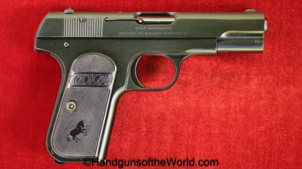 Colt, 1903, Hammerless, .32, 1919, 32, acp, auto, Pocket, Pocket Hammerless, Handgun, Pistol, C&R, Collectible, Model, 7.65, 7.65mm, Americana, American, US