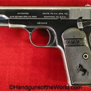 Colt, 1903, Hammerless, .32, 1916, 32, acp, auto, Pocket, Pocket Hammerless, Handgun, Pistol, C&R, Collectible, Model, 7.65, 7.65mm, Americana, American, US