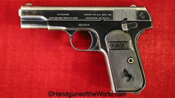 Colt, 1903, Hammerless, .32, 1916, 32, acp, auto, Pocket, Pocket Hammerless, Handgun, Pistol, C&R, Collectible, Model, 7.65, 7.65mm, Americana, American, US