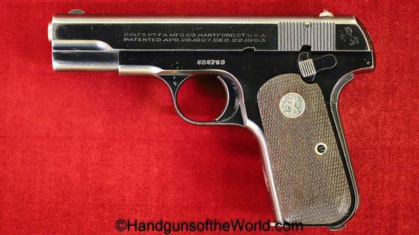 Colt, 1903, Hammerless, .32, 1928, Americana, Handgun, Pistol, C&R, Collectible, Pocket, 32, acp, auto, Pocket Hammerless, Model, Hand gun, American, USA