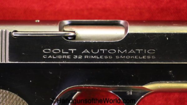 Colt, 1903, Hammerless, .32, 1928, Americana, Handgun, Pistol, C&R, Collectible, Pocket, 32, acp, auto, Pocket Hammerless, Model, Hand gun, American, USA