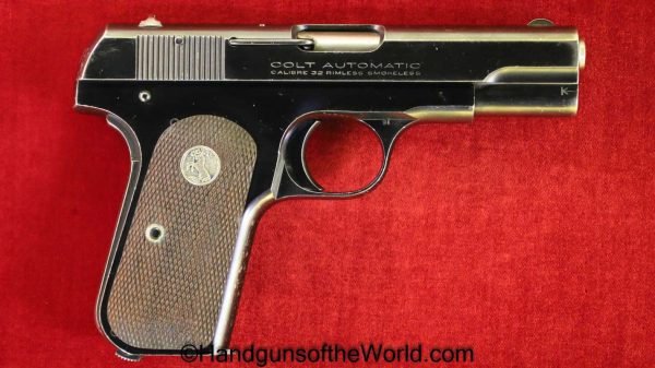 Colt, 1903, Hammerless, .32, 1928, Americana, Handgun, Pistol, C&R, Collectible, Pocket, 32, acp, auto, Pocket Hammerless, Model, Hand gun, American, USA