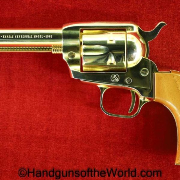 Colt, Single Action Frontier Scout, .22lr, Kansas Centennial, 1961, Single Action, Frontier, Scout, Handgun, Revolver, C&R, Collectible, Cased, with Case
