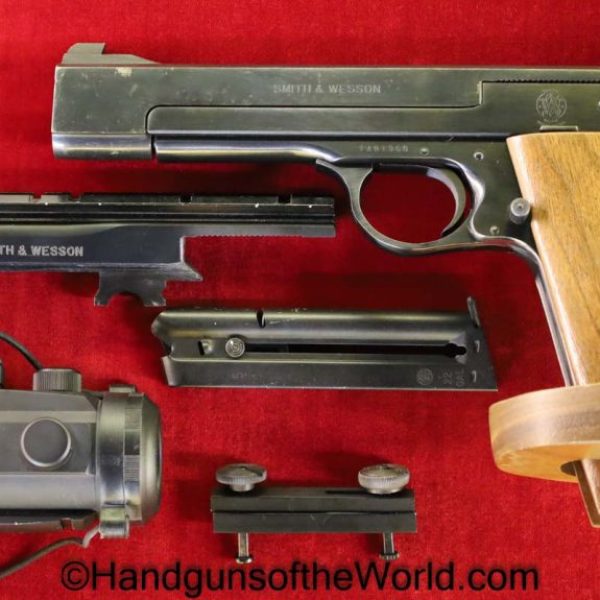 S&W, Model 41, .22lr, Extra Barrel, Scope, Accessories, Model, 41, 22, .22, 22lr, Handgun, Pistol, Collectible, Smith and Wesson, Smith & Wesson