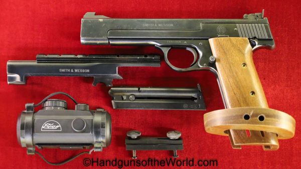 S&W, Model 41, .22lr, Extra Barrel, Scope, Accessories, Model, 41, 22, .22, 22lr, Handgun, Pistol, Collectible, Smith and Wesson, Smith & Wesson