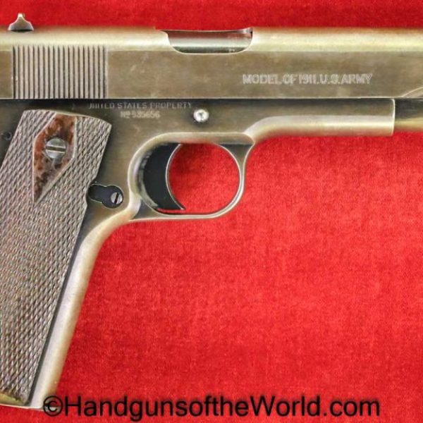 Colt, 1911, .45acp, WWI, US, Army, 1918, US Army, Handgun, Pistol, C&R, collectible, WW1, 45, .45, acp, auto, Americana, American, American, USA, US