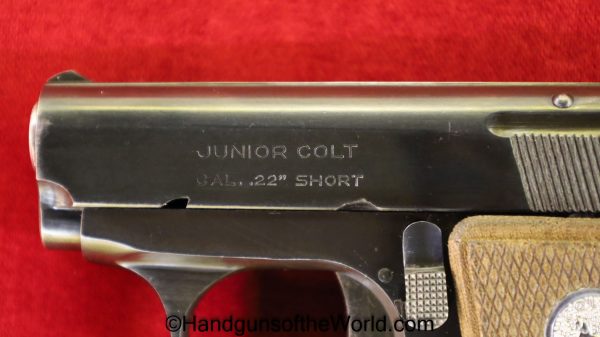Colt, Junior, .22 Short, 22, .22, Short, Handgun, Pistol, C&R, Collectible, 1960, VP, Vest Pocket, Spain, Spanish, Astra, Cub, American, Americana