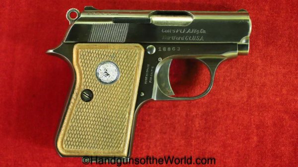 Colt, Junior, .22 Short, 22, .22, Short, Handgun, Pistol, C&R, Collectible, 1960, VP, Vest Pocket, Spain, Spanish, Astra, Cub, American, Americana