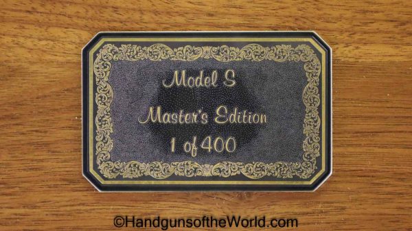 Colt, Huntsman, .22lr, Model S, Masters Edition, Package, 1983, Handgun, Pistol, Collectible, Gold, Etched, Model, S, Masters, Master’s, Edition, USA, US