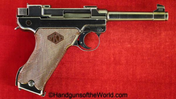 Valmet, L-35, Lahti, 9mm, 1st, Variation, with Stock, First, Variant, Finland, Finnish, WWII, WW2, Stocked, L35, L.35, L 35, Handgun, Pistol, C&R, Collectible
