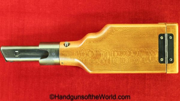 Nambu, 1902, Grandpa, 8mm, Experimental, Transition, with Stock, 1904, Papa, Japan, Japanese, Handgun, Pistol, C&R, Collectible, Stocked, Hand gun, Rare