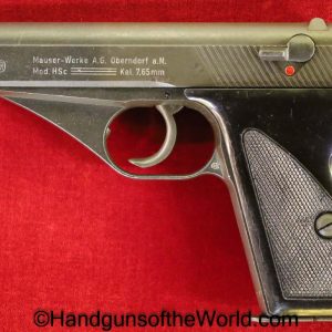 Mauser, HSc, 7.65mm, Post War, French, Mint, France, Post-War, handgun, pistol, C&R, collectible, Pocket, 32, .32, acp, auto, 7.65, phosphate, German, Germany