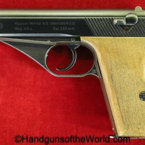 Mauser, HSc, 7.65mm, German, WWII, WW2, Germany, handgun, pistol, C&R, collectible, Pocket, 7.65, 32, .32, acp, auto, Military, E/135, Eagle/135