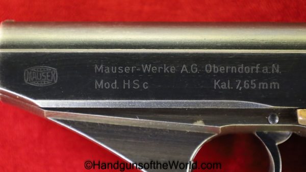 Mauser, HSc, 7.65mm, German, WWII, WW2, Germany, handgun, pistol, C&R, collectible, Pocket, 7.65, 32, .32, acp, auto, Military, E/135, Eagle/135