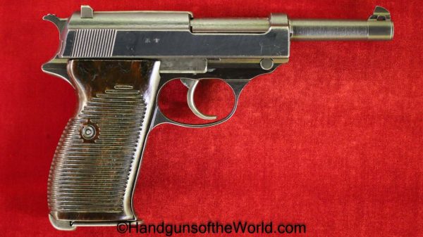 Walther, P-38, AC45, 9mm, Late War, German, WWII, FNH Barrel, Germany, WW2, P38, P.38, P 38, AC-45, AC 45, handgun, pistol, C&R, collectible, Late
