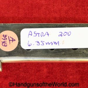 Astra, 200, 6.35mm, Magazine-Clip, magazine, mag, clip, original, collectible, Spain, Spanish, Firecat, 25, .25, acp, auto, 6.35, 6.35mm, handgun, pistol