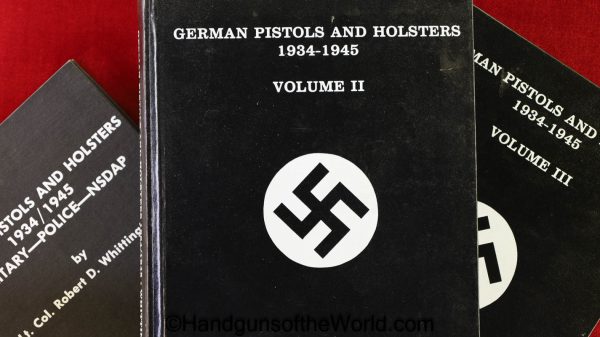 German Pistols and Holsters 1934-1945, 3 Volume Set, Books, Book, German Pistols and Holsters 1934-1945, Military-Police-NSDAP, Robert Whittington, Whittington