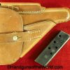 Browning, FN, 1910, Holster, Dutch, Contract, Brown, leather, breakaway, original, collectible, Holland, Netherlands, handgun, pistol, break away