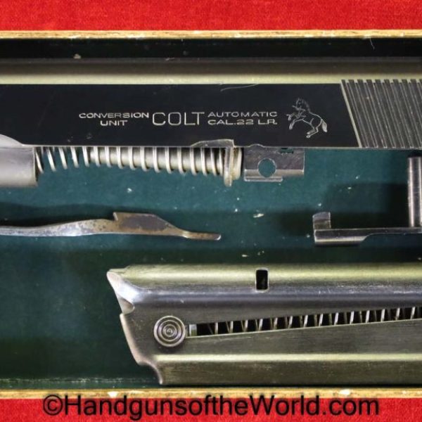 Colt, Conversion Unit, .22lr, 1911A1, Government Model, 1970, handgun, pistol, conversion, collectible, kit, unit, 22, .22, 22lr, 1911, original, boxed