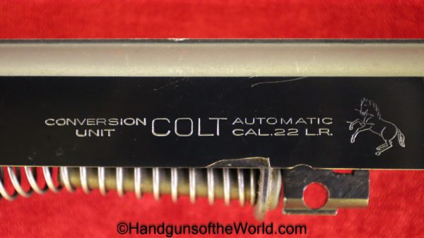 Colt, Conversion Unit, .22lr, 1911A1, Government Model, 1970, handgun, pistol, conversion, collectible, kit, unit, 22, .22, 22lr, 1911, original, boxed