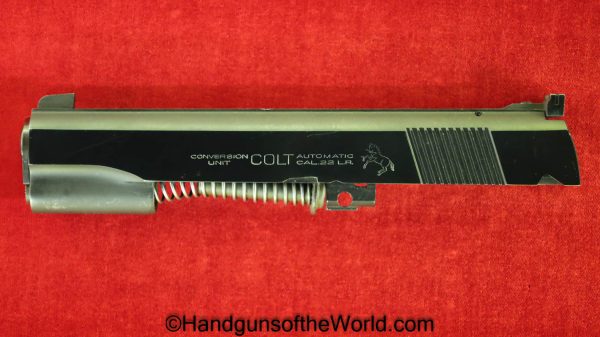 Colt, Conversion Unit, .22lr, 1911A1, Government Model, 1970, handgun, pistol, conversion, collectible, kit, unit, 22, .22, 22lr, 1911, original, boxed