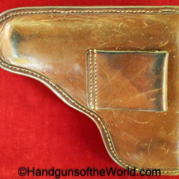 CZ-22, Holster, CZ, 22, CZ22, CZ 22, original, collectible, unmarked, brown, leather, Czech, Czechoslovakia, handgun, pistol, hand gun, real, old, vintage