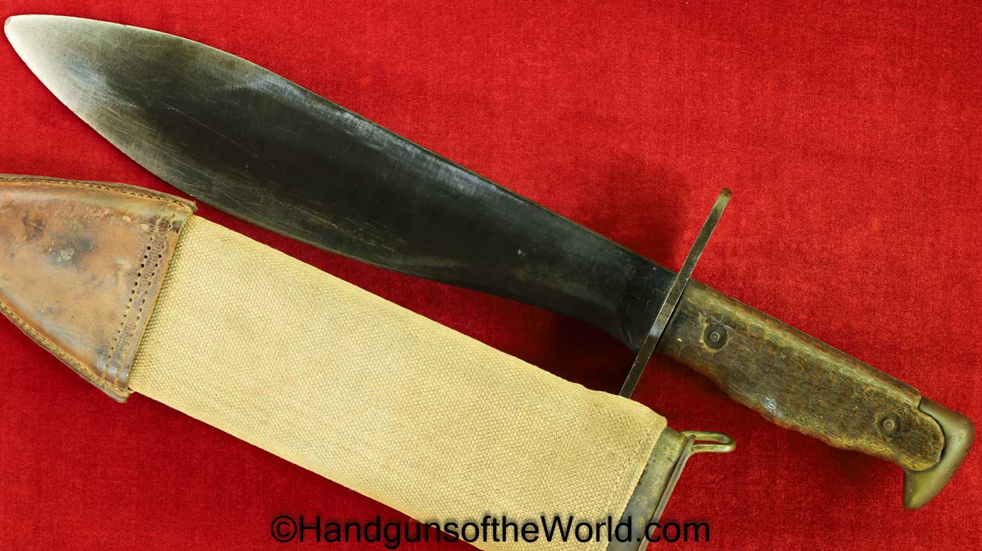 US, Model, 1917, Bolo Knife, Dated, 1918, Bolo, Knife, original, collectible, Plumb, Phila, WWI, WW1, Brauer Bros, Edged Weapon, Americana, American, USA