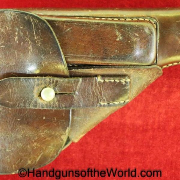 Walther, Model 8, Holster, original, collectible, Brown, leather, DRGM, Akah, German, Germany, Model, 8, VIII, handgun, pistol, breakaway, break away
