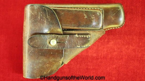 Walther, Model 8, Holster, original, collectible, Brown, leather, DRGM, Akah, German, Germany, Model, 8, VIII, handgun, pistol, breakaway, break away