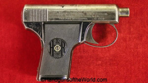 H&R, Self Loading, .25, Low Number, 25, acp, auto, 6.35, 6.35mm, handgun, pistol, C&R, collectible, VP, vest pocket, American, Americana, Self-Loading