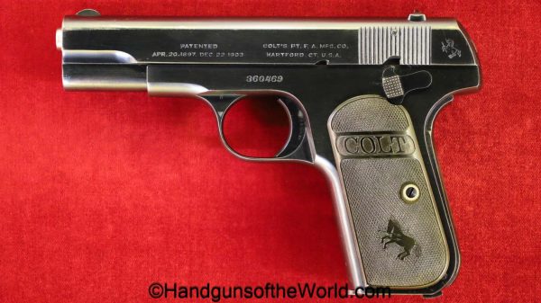 Colt, 1903, Hammerless, .32, 1920, 32, acp, auto, handgun, pistol, C&R, collectible, pocket, Pocket Hammerless, model, 7.65, 7.65mm, Americana, American