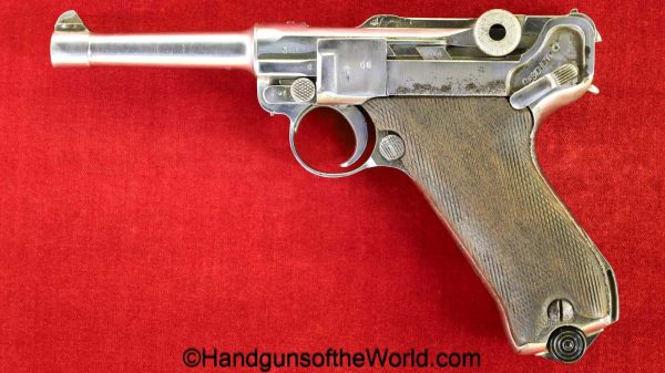 Luger, P.08, DWM, 1917, 9mm, German, WWI, WW1, Germany, P08, P 08, P-08, handgun, pistol, C&R, collectible, bringback, bring back, vintage, real, old
