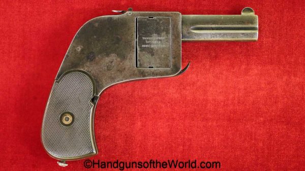 Sauer, Bar, Pistol, 6.35mm, 2 Barrel, 4 Shot, Oddity, German, Germany, derringer, handgun, collectible, C&R, 6.35, 25, .25, acp, auto, VP, Vest Pocket