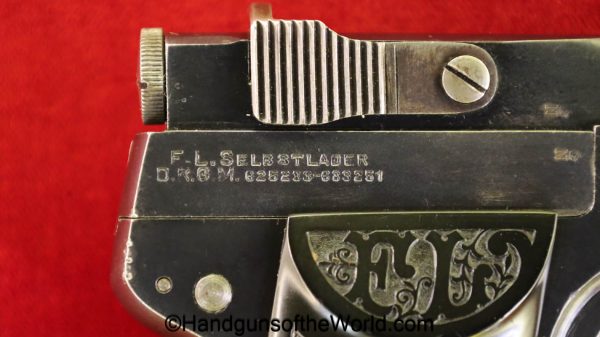 Langenhan, Army Model, 7.65mm, 2nd, Variation, second, variant, Army, model, handgun, pistol, C&R, collectible, German, Germany, 7.65, 32, .32, acp, auto