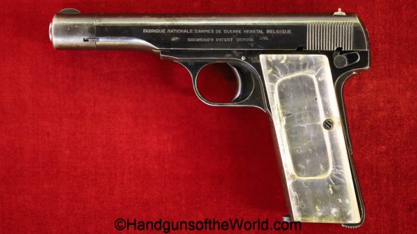 Browning, FN, 1922, 7.65mm, German, WWII, with Holster, with Capture Paper, handgun, pistol, C&R, collectible, 7.65, 32, .32, acp, auto, Germany, WW2