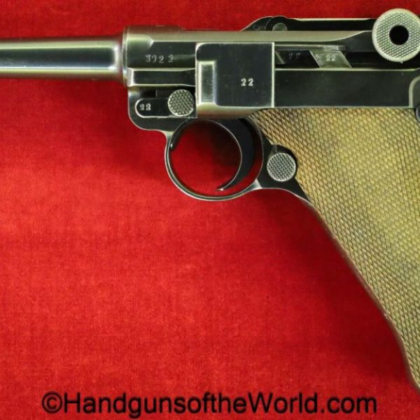 Luger, P.08, S/42, 1937, 9mm, German, WWII, Germany, WW2, P08, P 08, P-08, handgun, pistol, C&R, collectible, Mauser, S42, S, 42, 2nd, second, variant