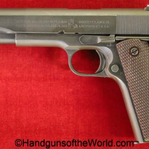 Colt, 1911A1, .45acp, US, Army, 1943, handgun, pistol, C&R, collectible, 45, .45, acp, auto, 1911, American, Americana, America, USA, hand gun