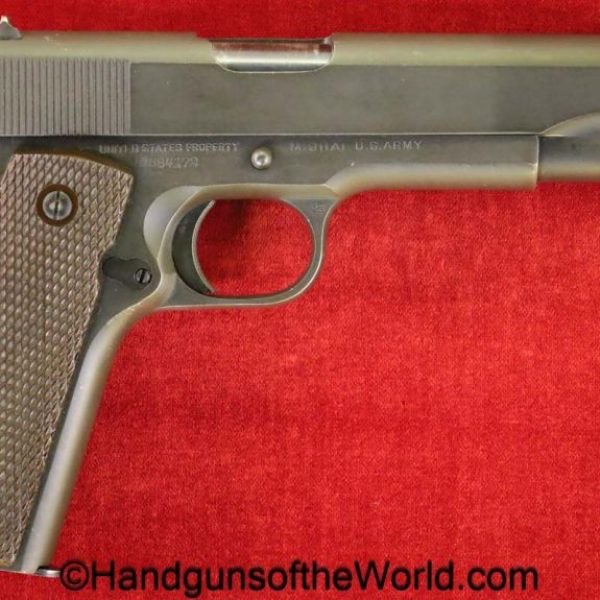 Colt, 1911A1, .45acp, US, Army, 1943, handgun, pistol, C&R, collectible, 45, .45, acp, auto, 1911, American, Americana, America, USA, hand gun