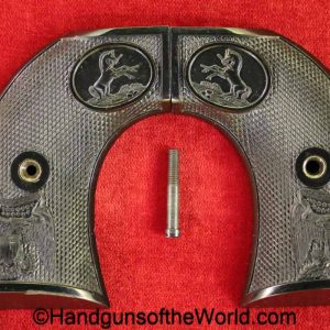 Colt, SAA, Single Action Army, Grips, Grip, Original, USA, America, American, Handgun, Hand gun, Revolver, Black, Plastic, 3rd, Third, Gen, Generation