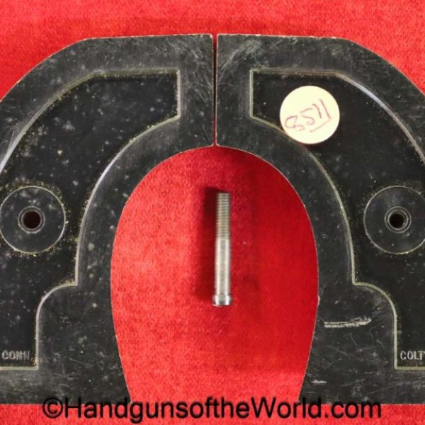 Colt, SAA, Single Action Army, Grips, Grip, Original, USA, America, American, Handgun, Hand gun, Revolver, Black, Plastic, 3rd, Third, Gen, Generation