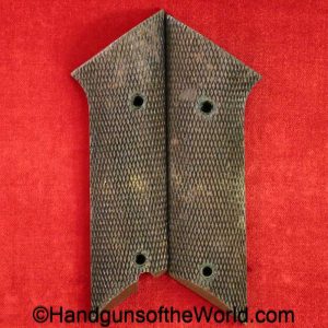 High Standard, HD, Military, Grips, Checkered, walnut, wood, wooden, original, collectible, Hi-Standard, Hi Standard, pistol, handgun, hand gun, real, vintage