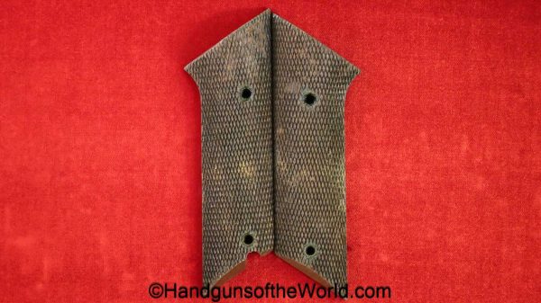 High Standard, HD, Military, Grips, Checkered, walnut, wood, wooden, original, collectible, Hi-Standard, Hi Standard, pistol, handgun, hand gun, real, vintage
