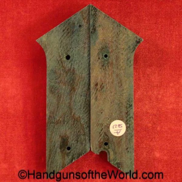 High Standard, HD, Military, Grips, Checkered, walnut, wood, wooden, original, collectible, Hi-Standard, Hi Standard, pistol, handgun, hand gun, real, vintage